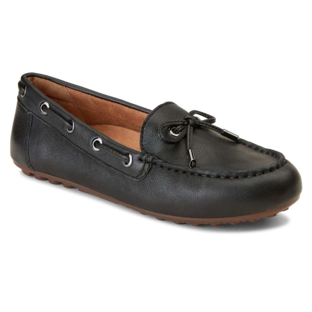 Women’s Vionic Virginia Boat Shoe – Black size 7